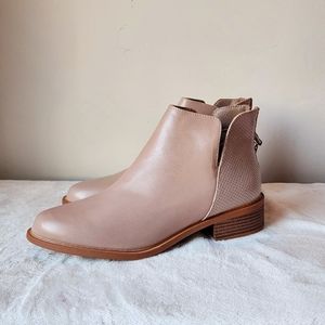 Dusty Pink Serra Ankle Boots